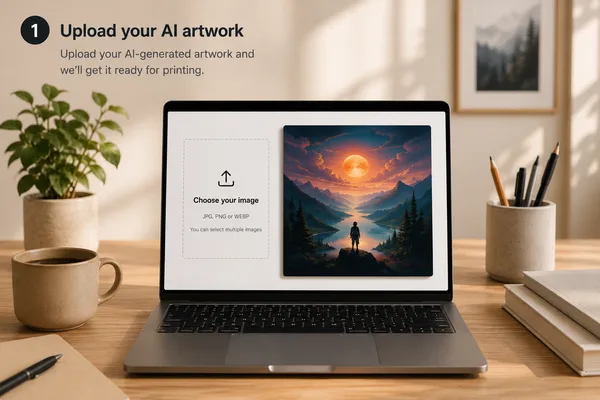 Upload your AI artwork